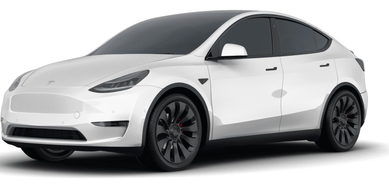 TESLA MODEL Y 2021 5YJYGDEF0MF270422 image